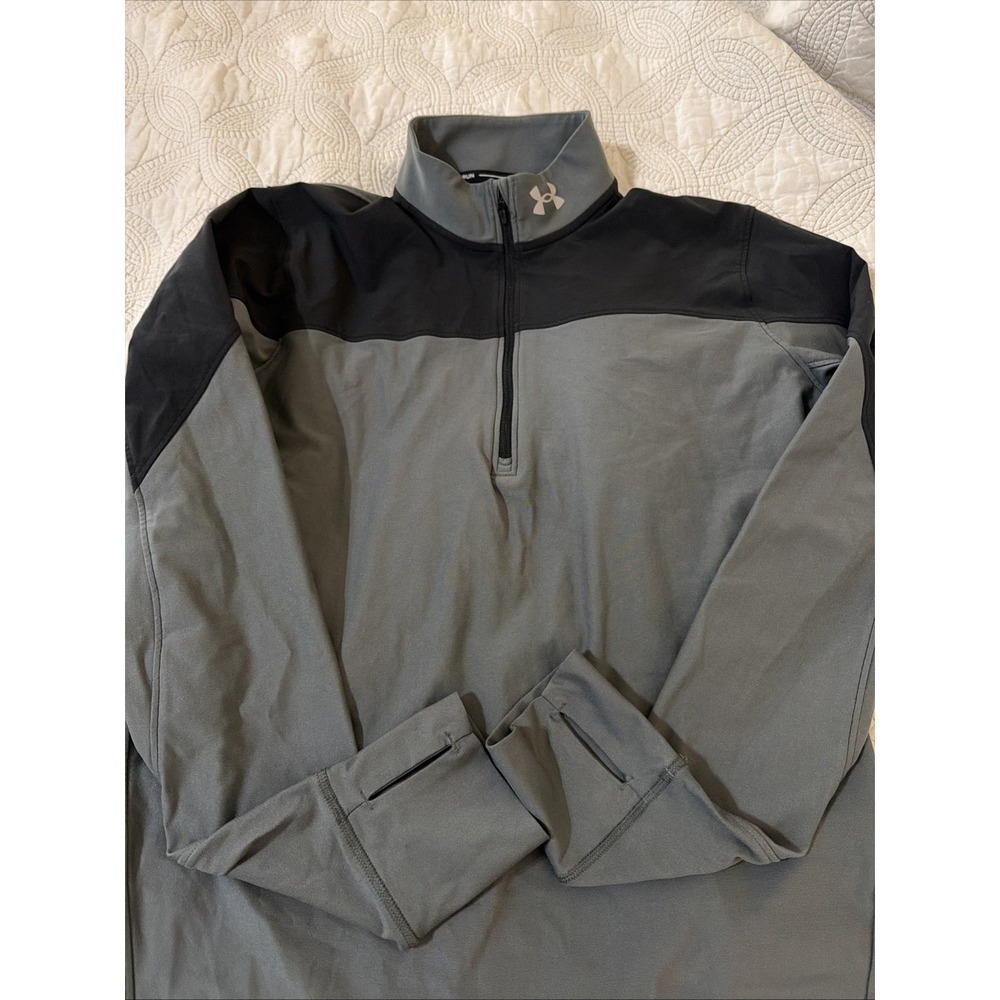 Under Armour Men's Heatgear Active Fitted 1/4 Zip Shirt Top Size Medium